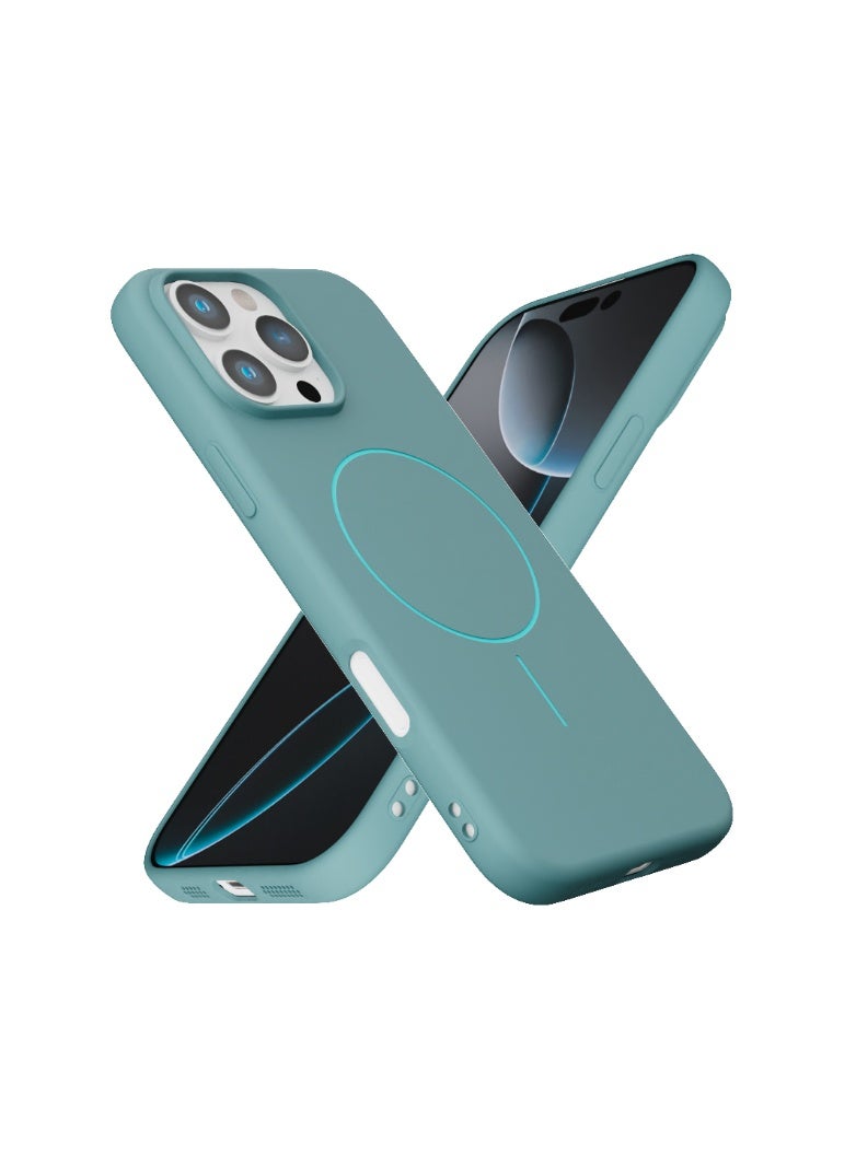 DUSALA Magnetic for iPhone 17 Pro Case [Compatible with MagSafe] [Soft Anti-Scratch Microfiber Lining],Premium Silicone Phone Case - Image 3