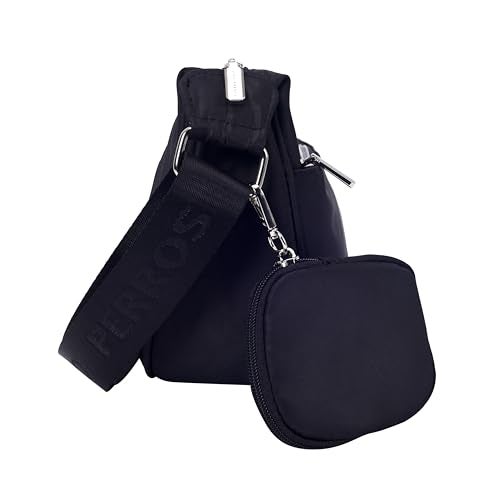 Lino Perros Black Unisex Crossbody Bag - Image 4