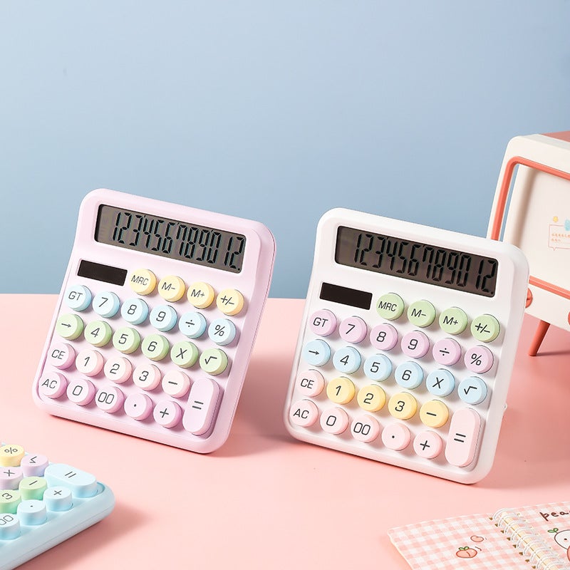 Dopamine Calculator High-Looking College Student Online Red Goddess Large Button Computing Machine For Students - Image 3