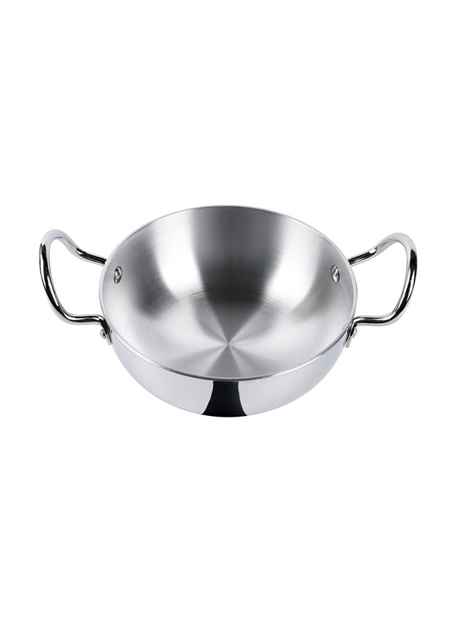 Kitchenmark طقم مقالي عميقة من الألومنيوم مكون من 3 قطع 17 سم، 19 سم، 21 سم - مصقولة بالمرآة  - Image 3