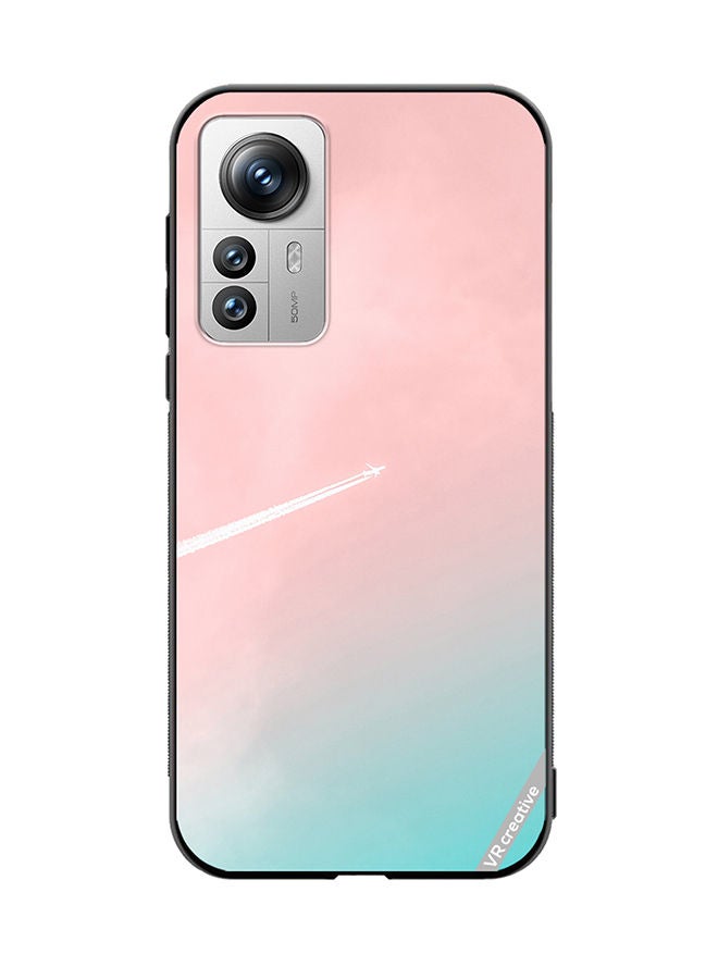 VR CREATIVE Protective Case Cover For Xiaomi 12 Pro Aero Pink Design Multicolour - Image 1