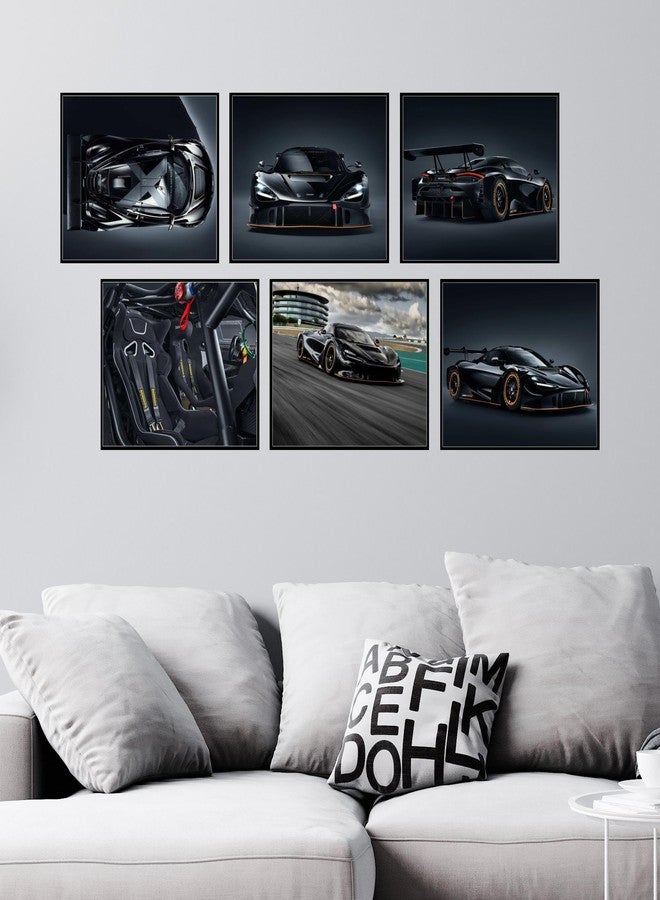 BigWig Prints McLaren Poster - McLaren 720S GT3X Wall Art, Racing Prints, Sports Car Decor for Boys, Modern Racing Wall Art for Bedroom or Garage, Cool Automotive Posters - Unframed Set of 6 (8x10) - Image 3
