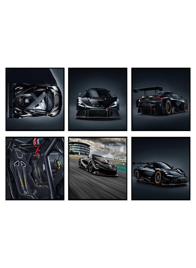 BigWig Prints McLaren Poster - McLaren 720S GT3X Wall Art, Racing Prints, Sports Car Decor for Boys, Modern Racing Wall Art for Bedroom or Garage, Cool Automotive Posters - Unframed Set of 6 (8x10) - Image 1