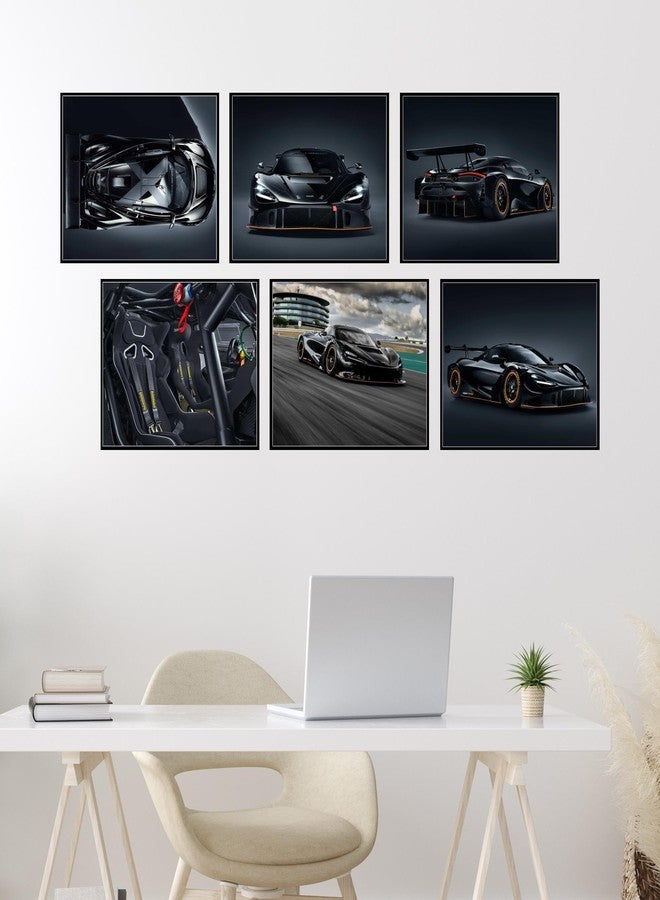 BigWig Prints McLaren Poster - McLaren 720S GT3X Wall Art, Racing Prints, Sports Car Decor for Boys, Modern Racing Wall Art for Bedroom or Garage, Cool Automotive Posters - Unframed Set of 6 (8x10) - Image 4