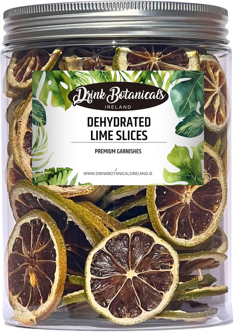 Drink Botanicals Ireland Dehydrated Lime Slices - 100% Natural Garnish - Image 1