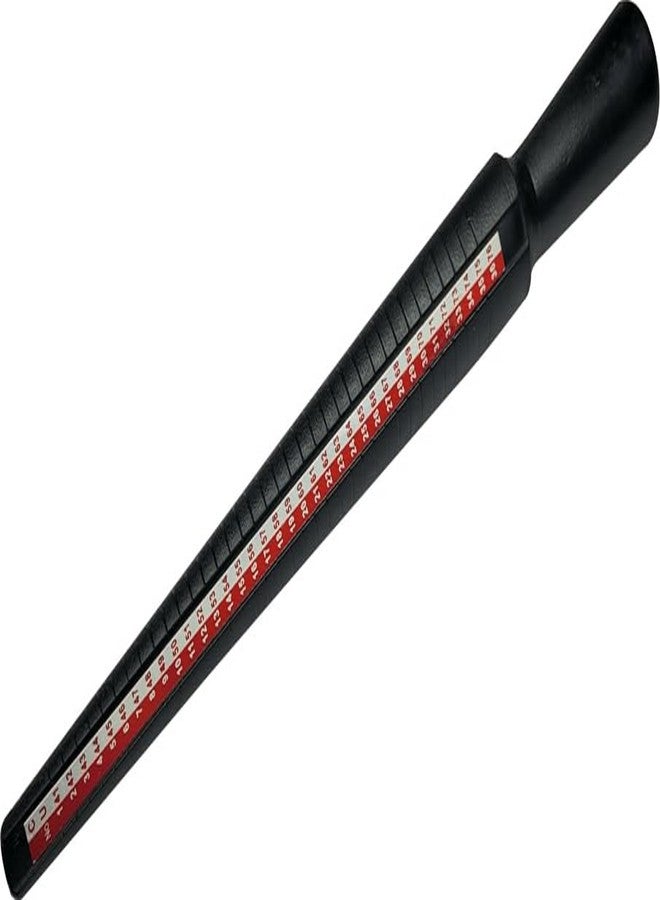 LUXURO عصا قياس مقاس الخواتم من لوكسورو، طولها 30 سم (بلاستيك) - Image 1