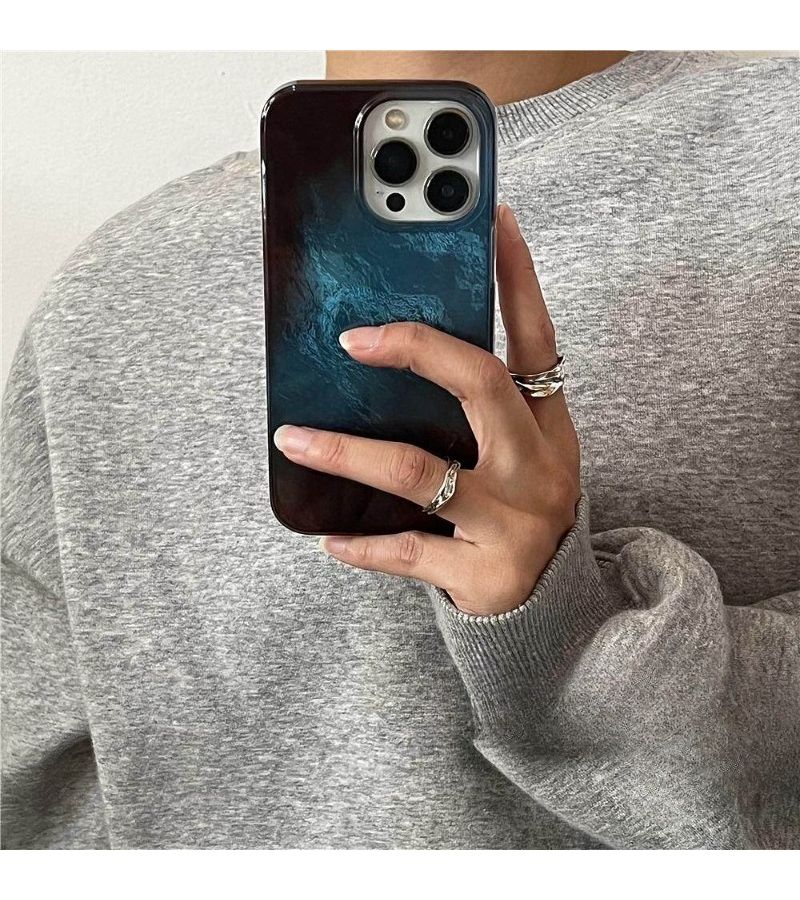 حافظة هاتف مصممة لجهاز iPhone 15 Plus غطاء ناعم مضاد للصدمات ألوان مختلطة - Image 2