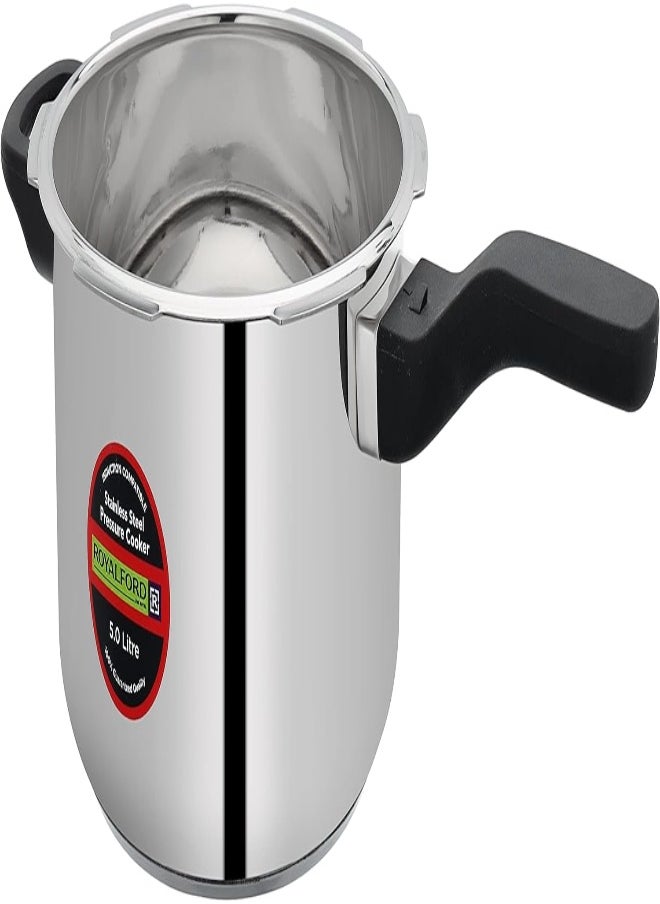 AKDC Royalford Rf10184 3.0Ltr Stainless Steel Pressure Cooker - Portable Cool Touch Handle With Steam Vent Ideal For Rice, Meat, And More, Multi  - Image 5