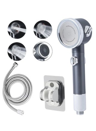 High Pressure Shower Head, Shower Head with Handheld, 3 Spray Modes, Handheld Shower Head with Skin Massager, One Key On Off, Water Saving, with Stainless Hose and Adjustable Self-Adhesive Braket - pzsku/ZBB973C8EADF25B7AAB82Z/45/_/1727582164/258b4e9e-3ac6-498d-add6-afc1457a83ac