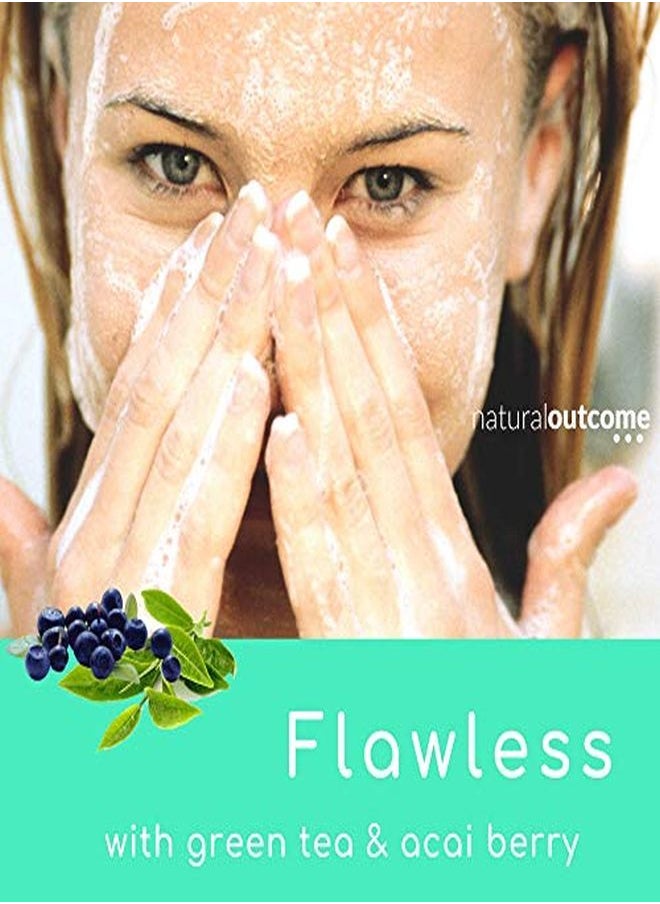 natural outcome - N Flawless Facial Cleanser Green Tea & Acai Berry By Skincare, Face Wash And Cleansing Gel For Men & Women Cruelty Free 8 Oz - Image 1