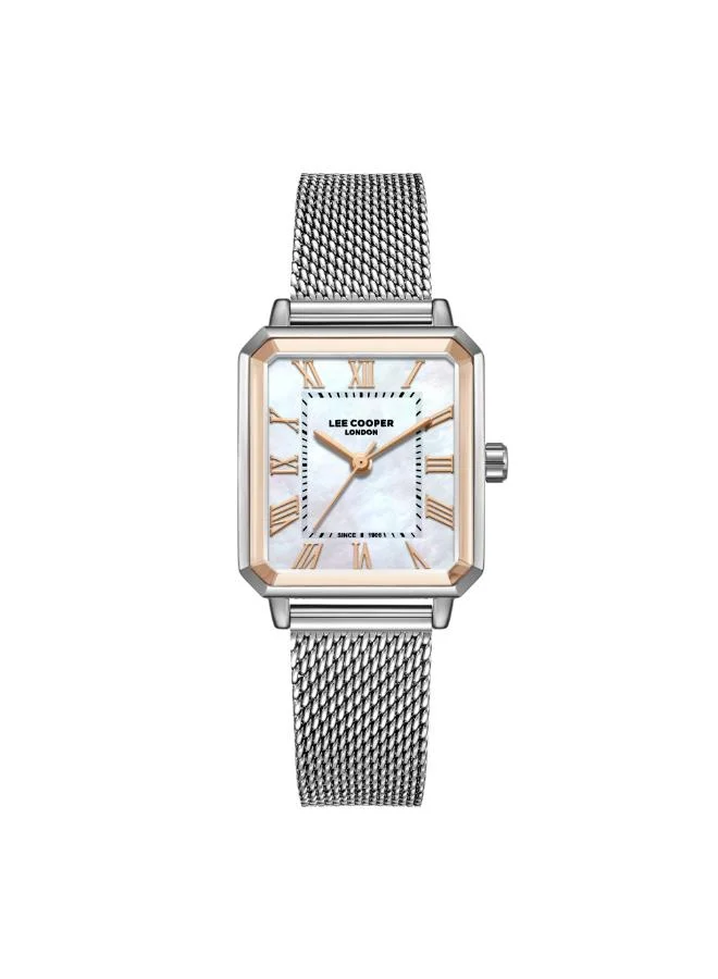 لي كوبر Women's Leather Analog Watch LC08376.521 - 24×32.5 mm