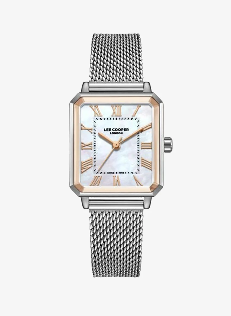 لي كوبر Women's Leather Analog Watch LC08376.521 - 24×32.5 mm
