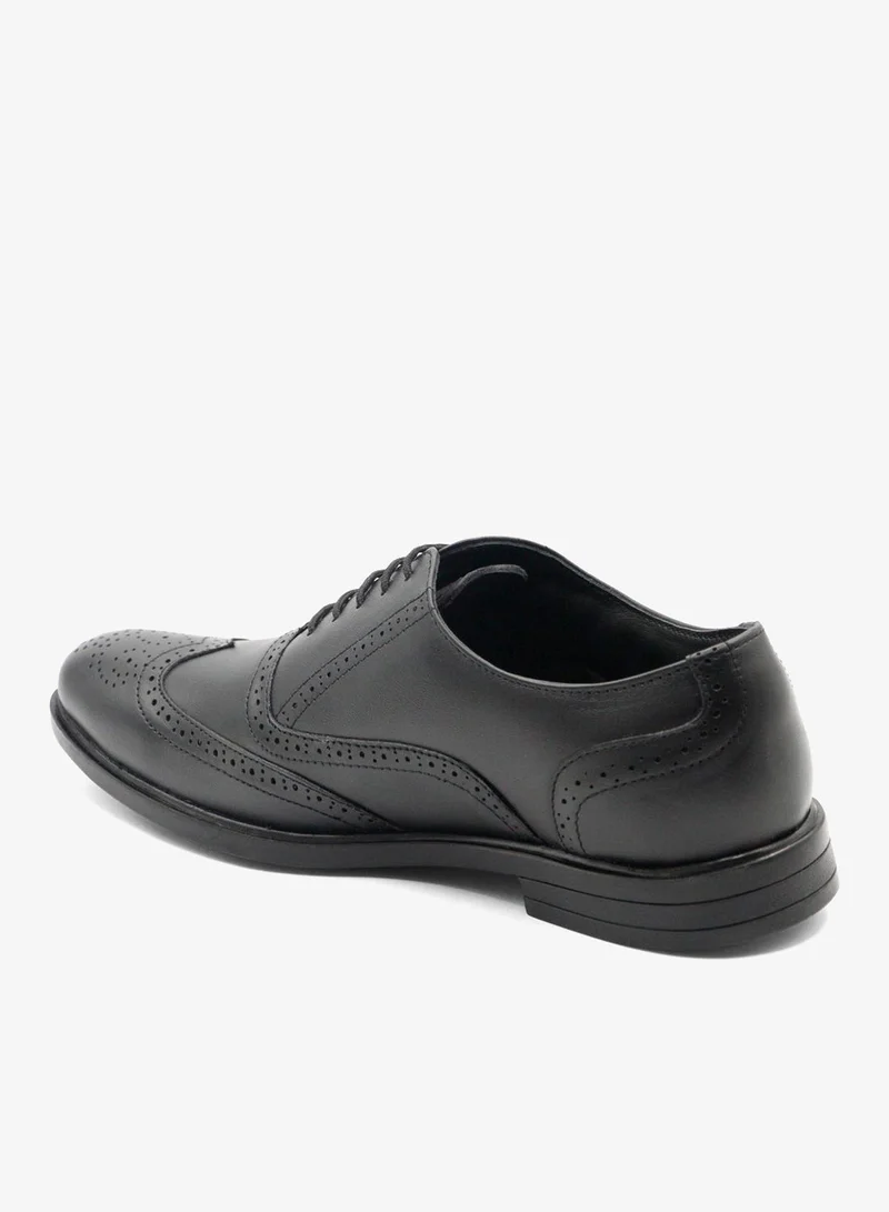 Geoomnii Formal Lace-Up Shoes for Men – Elegant & Comfortable Office Footwear