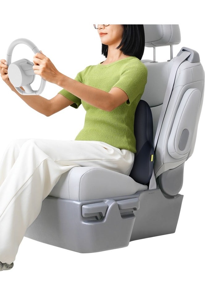 Baseus PrimeTrip VH1 Lumbar Support Pillow – Ergonomically Designed for Ultimate Comfort, Featuring Breathable Memory Foam for Perfect Back and Waist Support – Cosmic Black  Description:   Transform your driving experience with the Baseus PrimeTrip VH1 Lumbar Support Pillow. Crafted with premium breathable memory foam, this pillow offers exceptional comfort by molding to your body’s unique shape, providing targeted support for your lower back and waist. Its ergonomic design ensures proper posture while driving, reducing fatigue and discomfort on long journeys. Perfect for those seeking both style and function, this pillow comes in a sleek Cosmic Black color that complements any car interior