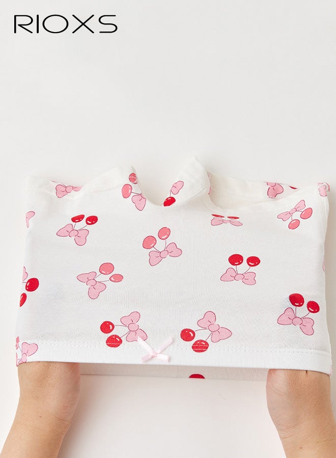 ريوكس بوكسرات بناتي صغيرات، ملابس داخلية ناعمة وجيدة التهوية بطبعة أميرة كرتونية، قماش ماص للرطوبة، عبوة من 4 قطع - Image 5