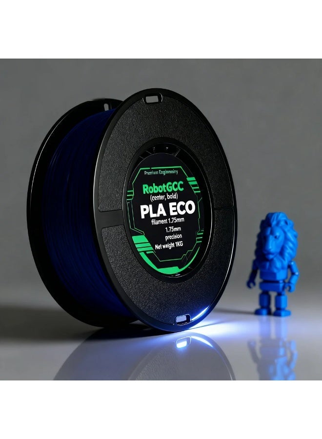 وبوت جي سي سي خيط طباعة ثلاثية الأبعاد PLA ECO أزرق 1.75 مم وزن 1 كجم لطابعات FDM، خيط PLA سهل الطباعة بثق ثابت وقطر متناسق، التصاق قوي بين الطبقات، تشوه منخفض، سطح طباعة ناعم، مناسب للنماذج الأولية، الأجزاء الوظيفية، التعليم، الطباعة المنزلية، مشاريع الهواة والطباعة اليومية ثلاثية الأبعاد - Image 2