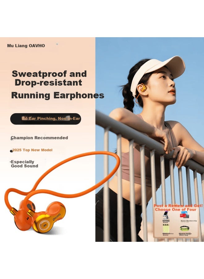 Ohayo F5 Open Wireless Earbuds Non-in-ear Bluetooth Earphones Ear-hook Marathon Running Cycling Sports Headphones Long Battery Life Waterproof Sweatproof Hands-free New Model - Image 1