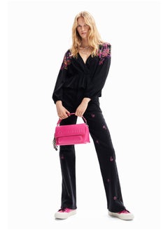 DESIGUAL Digital floral wrap blouse  - Image 2
