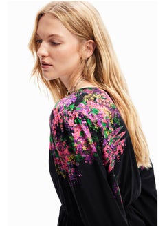 DESIGUAL Digital floral wrap blouse  - Image 3