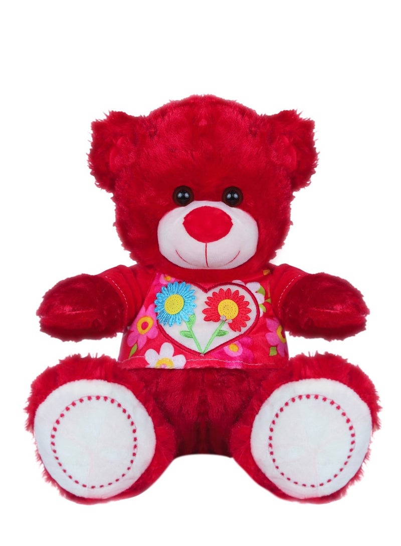 Magnolia Teddy bear with a soft and cute T-shirt, size 30 cm  - Image 2