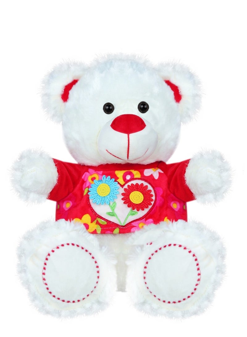 Magnolia Teddy bear with a soft and cute T-shirt, size 30 cm  - Image 4