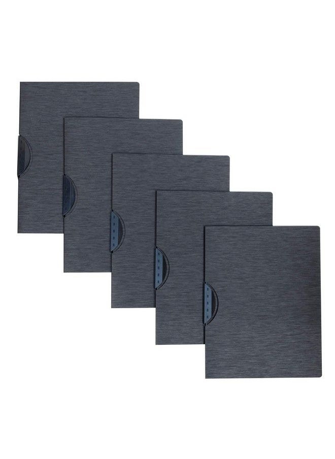 C-Line Executive Style Report Cover Brilliant Black 1 1 4" X 9" X 11 3 4"  - Image 5