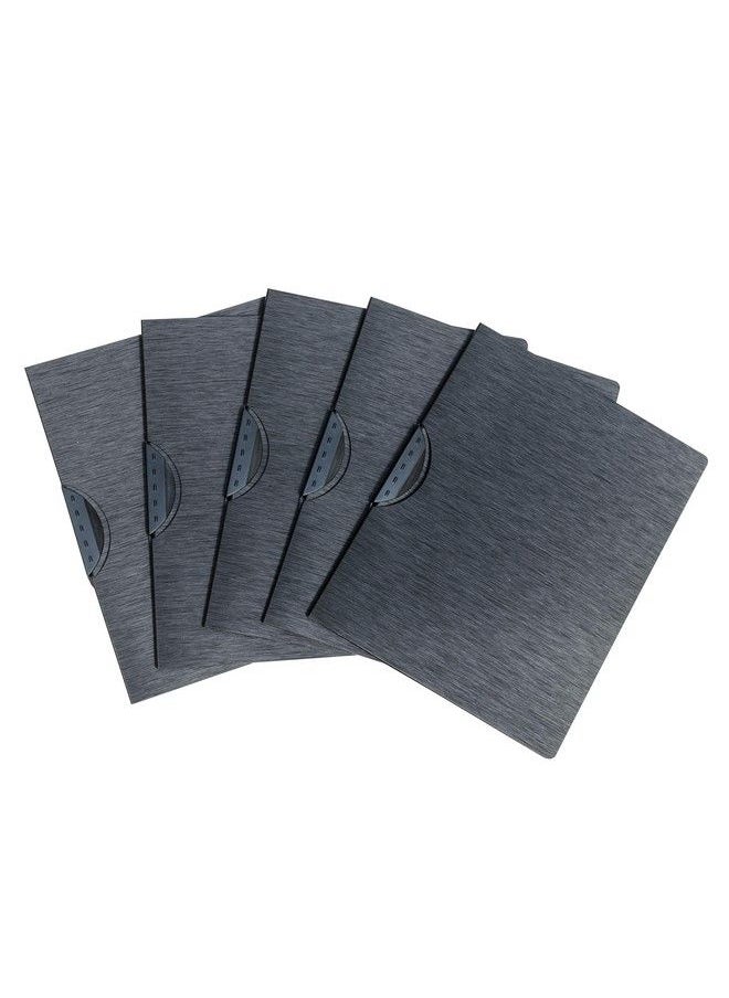 C-Line Executive Style Report Cover Brilliant Black 1 1 4" X 9" X 11 3 4"  - Image 3