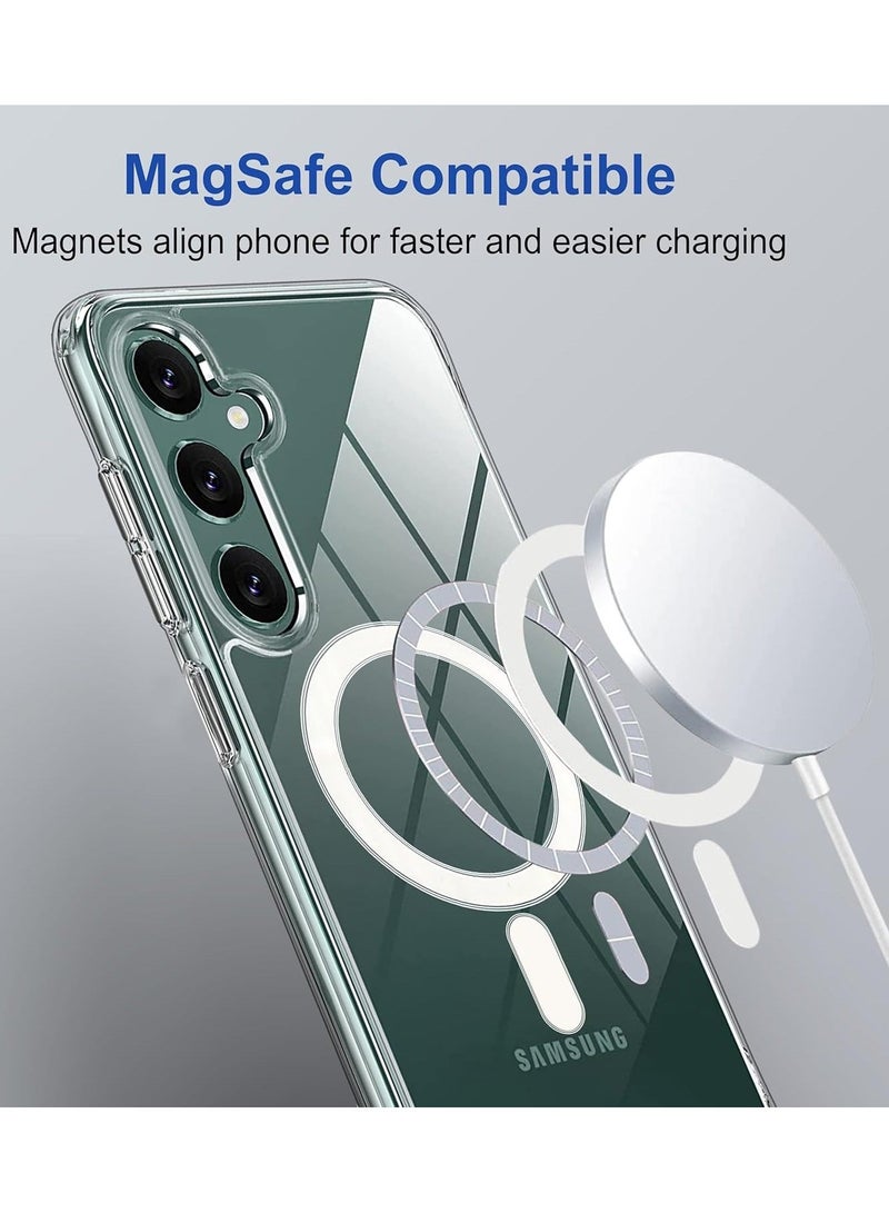 Case for Samsung Galaxy A16 5g Magnetic Hybrid Clear Case Compatible with Samsung Galaxy A16, Compatible with Mag Safe, PC with TPU Hybrid Technology for Galaxy A16 5g - Image 4