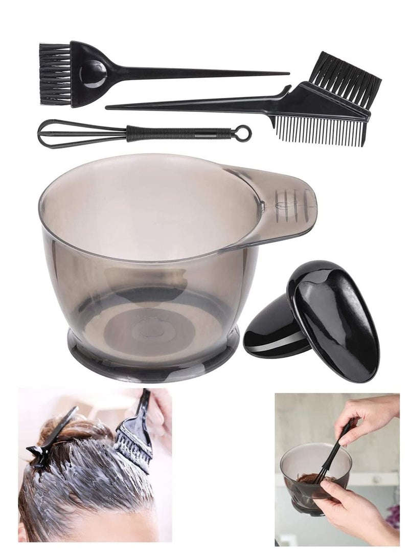 NIBEMINENT Hair Dyeing Brush Coloring Tool Kit, Dye Comb, Tinting Bowl, Ear Caps, Mixer, Bleach Brushes - Image 1
