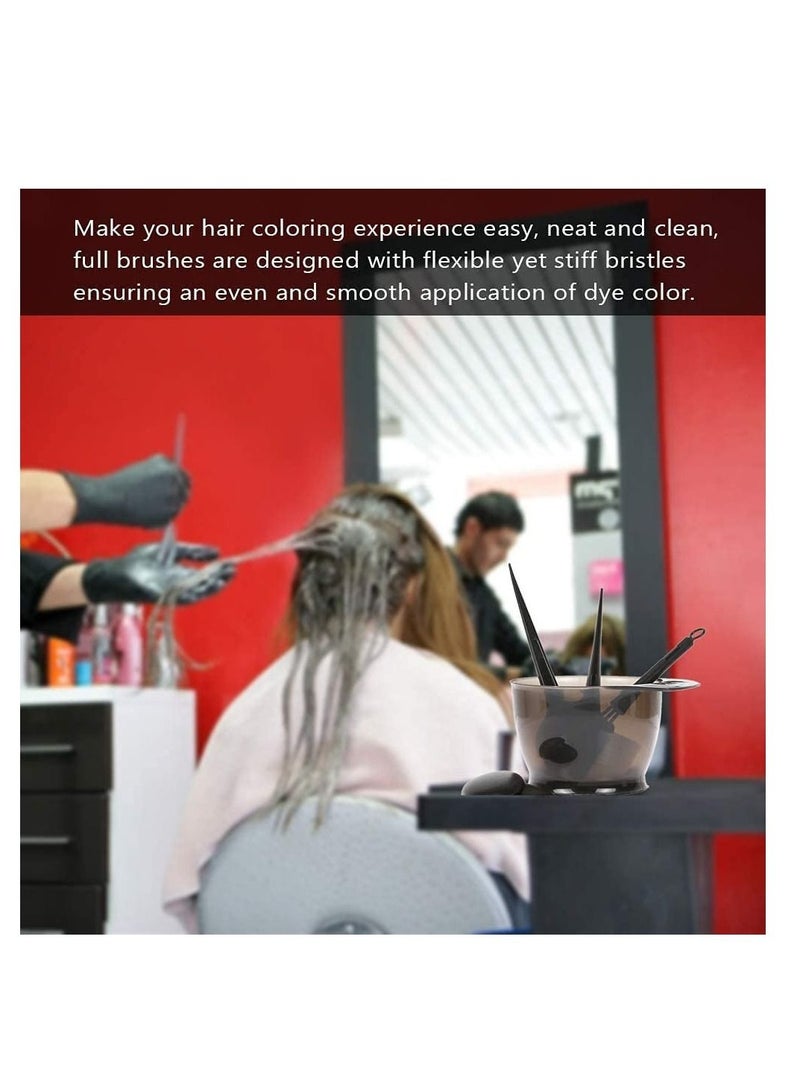 NIBEMINENT Hair Dyeing Brush Coloring Tool Kit, Dye Comb, Tinting Bowl, Ear Caps, Mixer, Bleach Brushes - Image 2