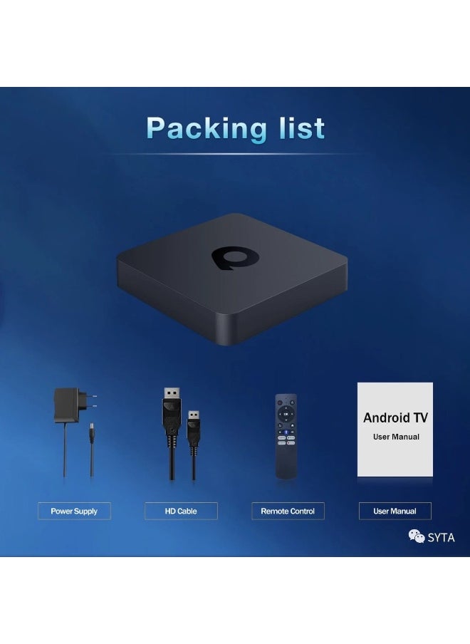QUICK Quick Smart TV Box 2025| Android 10 With 4k Ultra HD| Ram 4GB & Rom 128GB  - Image 2