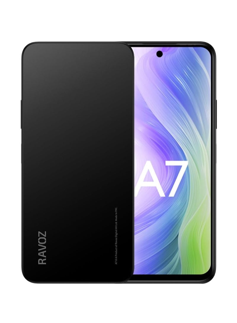 RAVOZ Non Camera Non GPS 12GB RAM (4GB + 8GB) Expandable) 128GB ROM Dual Sim with 5000Mah Battery & NFC Support Cosmic Black - Image 1