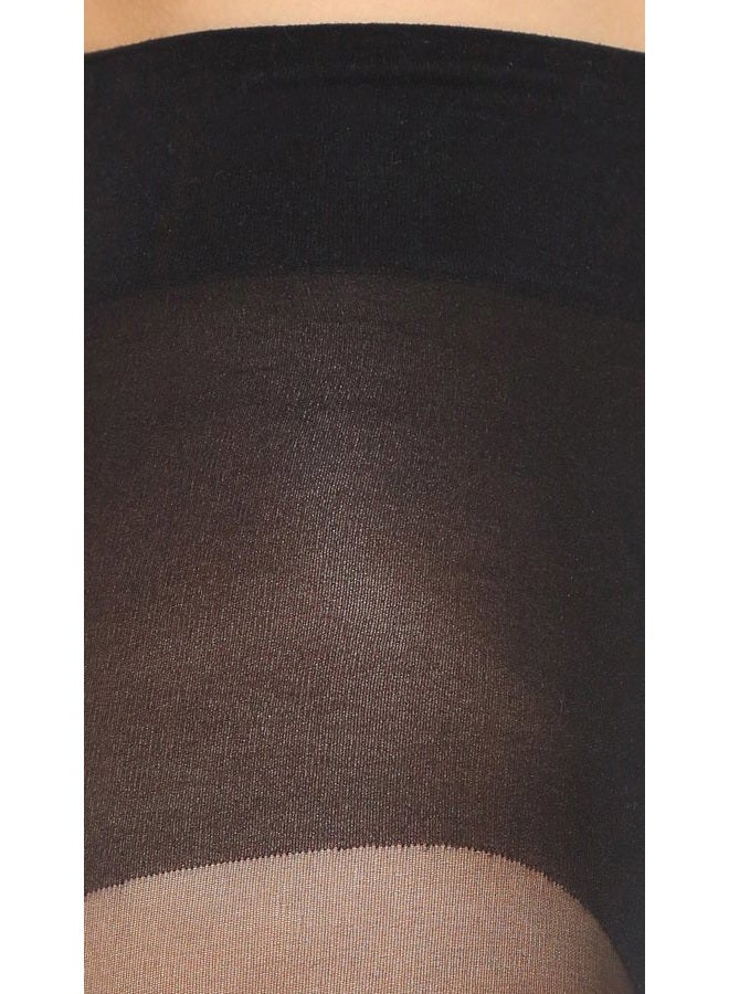 Wolford Pure 10 Tights, Black, M - Image 3