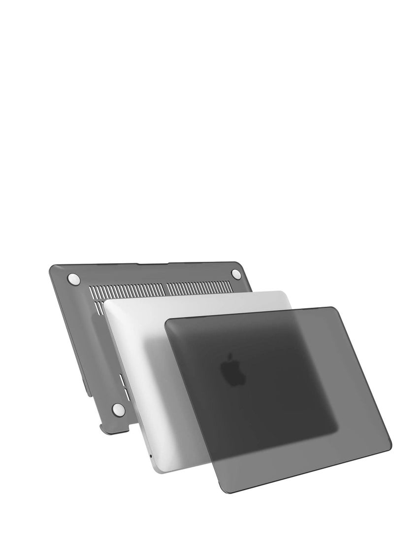NTECH Case For MacBook Air 13 Inch 2020/2019/2018 Release A2337/M1/A2179/A1932, Hard Case Shell Cover For MacBook Air 13-inch Model A2237/A2179/A1932 With Keyboard Skin Cover - Black - Image 4