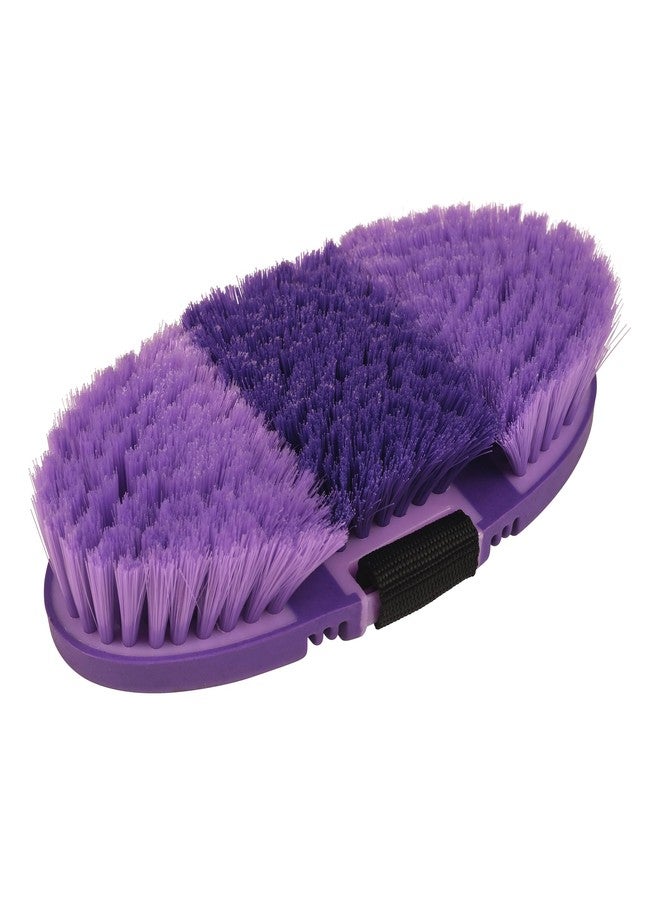 Roma Soft Grip Flex Body Brush, Purple - Image 1