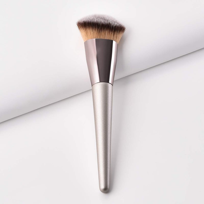 VVS 1pcs Professional Makeup Brush Set, Premium Synthetic Foundation Brush Blending Powder Tapered Kabuki Liquid Foundation Makeup Brushes Cosmetics Applicator (Gold 1) - Image 3