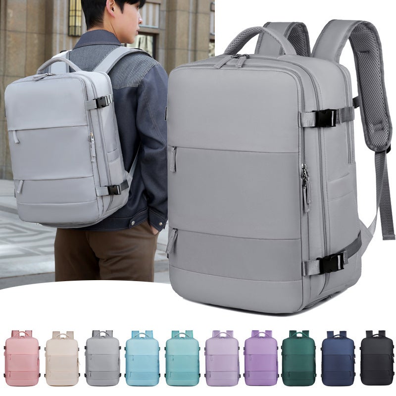 Popular Girls' Wet And Dry Separation Multifunctional Backpack Travel Backpack Extra Large Capacity Waterproof Luggage Bag - Image 3