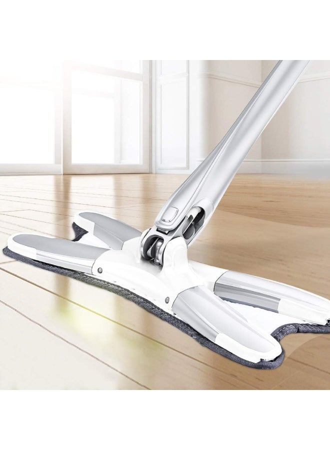 NIUPAN Microfiber floor mop disposable wash flat manual squeeze mop rotating household cleaning tool  - Image 1