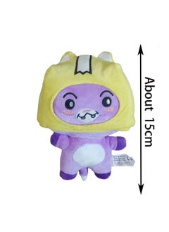 Generic 15cm Fox Plush Toy Lankybox Paper Box Doll Soft Plush Doll Boy Girl Birthday Gift  - Image 2