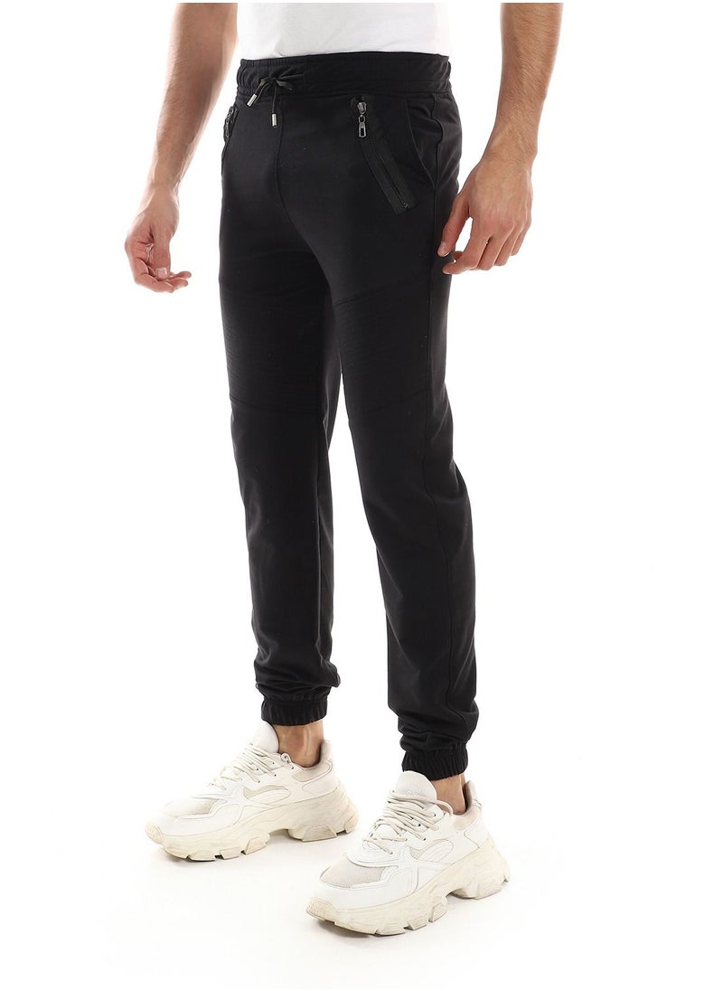 Caesar Detailed Casual Sweatpants With Two Zipper In Side  - Image 2