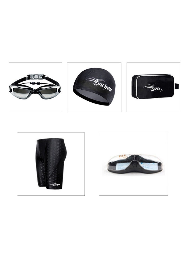 YouYou 5 Pcs Swimming Set Swimwear Swim Goggles Swim ammers Swim Caps Nose Clip Waterproof Bag Case Suitable for Adult Men Women Teenagers Beginners Professionals - Image 5