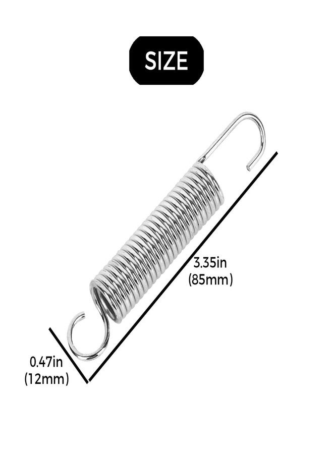 LINYUEARUI 3pcs Stainless Steel Replacement Recliner Mechanism Tension Spring, Long Neck Hook Tension Spring, tilt Adjuster Spring Replacement Parts, Furniture Replacement Parts - Image 2