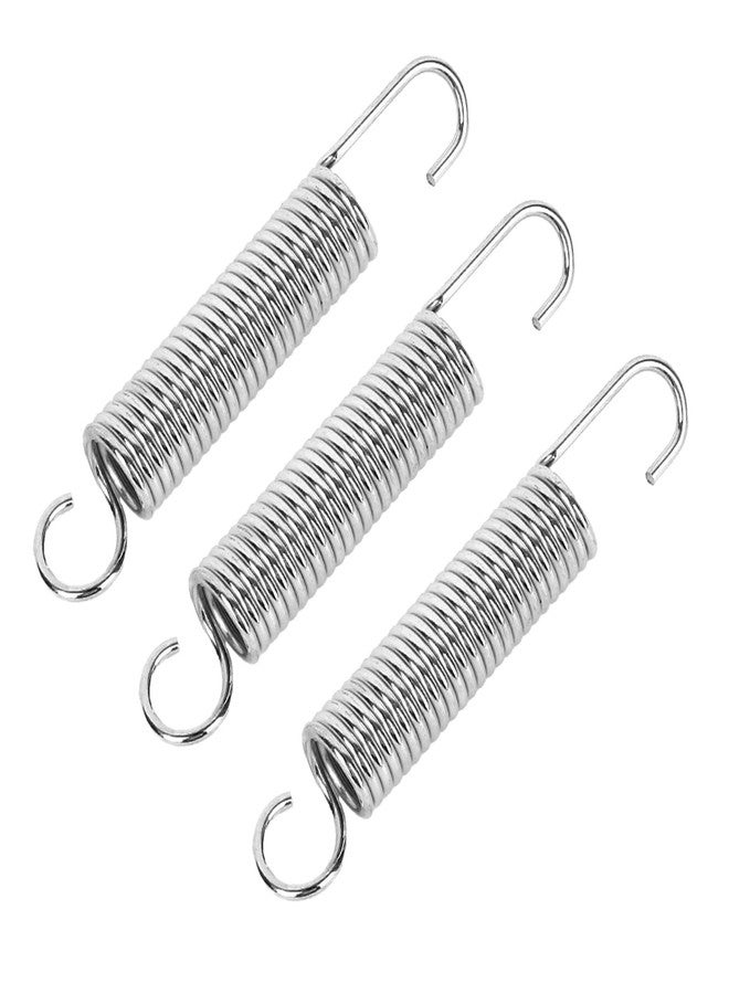 LINYUEARUI 3pcs Stainless Steel Replacement Recliner Mechanism Tension Spring, Long Neck Hook Tension Spring, tilt Adjuster Spring Replacement Parts, Furniture Replacement Parts - Image 1