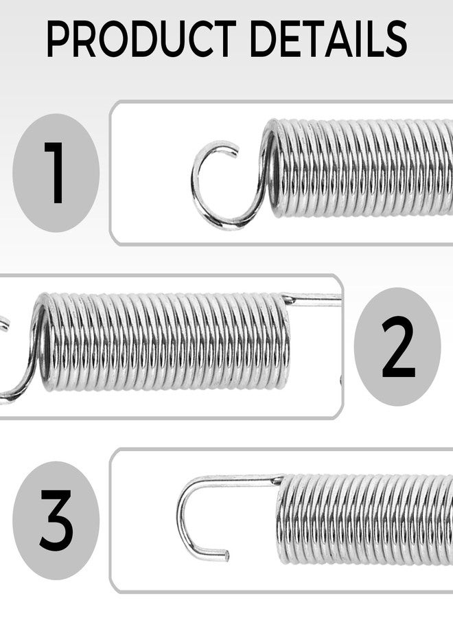 LINYUEARUI 3pcs Stainless Steel Replacement Recliner Mechanism Tension Spring, Long Neck Hook Tension Spring, tilt Adjuster Spring Replacement Parts, Furniture Replacement Parts - Image 4