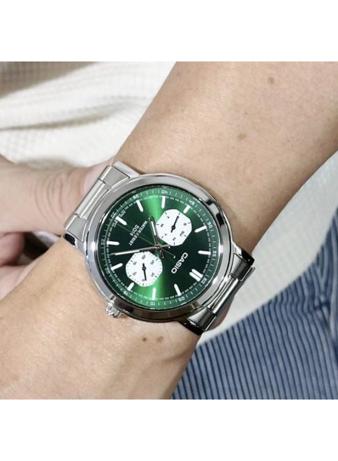 CASIO Stainless Steel Analog Wrist Watch  MTP-E335D-3EVDF - Image 2