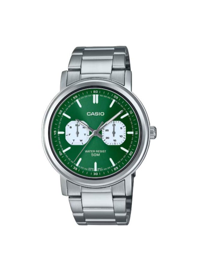 CASIO Stainless Steel Analog Wrist Watch  MTP-E335D-3EVDF - Image 1