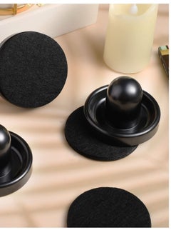 KASTWAVE Rubber Letter Image Stamp Pressure Tool, 4Pcs Press Stamping Brush, Punch Perfect for Imprinting, Embossing Card Making Seal Stamp(Black)  - Image 5