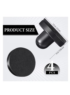 KASTWAVE Rubber Letter Image Stamp Pressure Tool, 4Pcs Press Stamping Brush, Punch Perfect for Imprinting, Embossing Card Making Seal Stamp(Black)  - Image 3