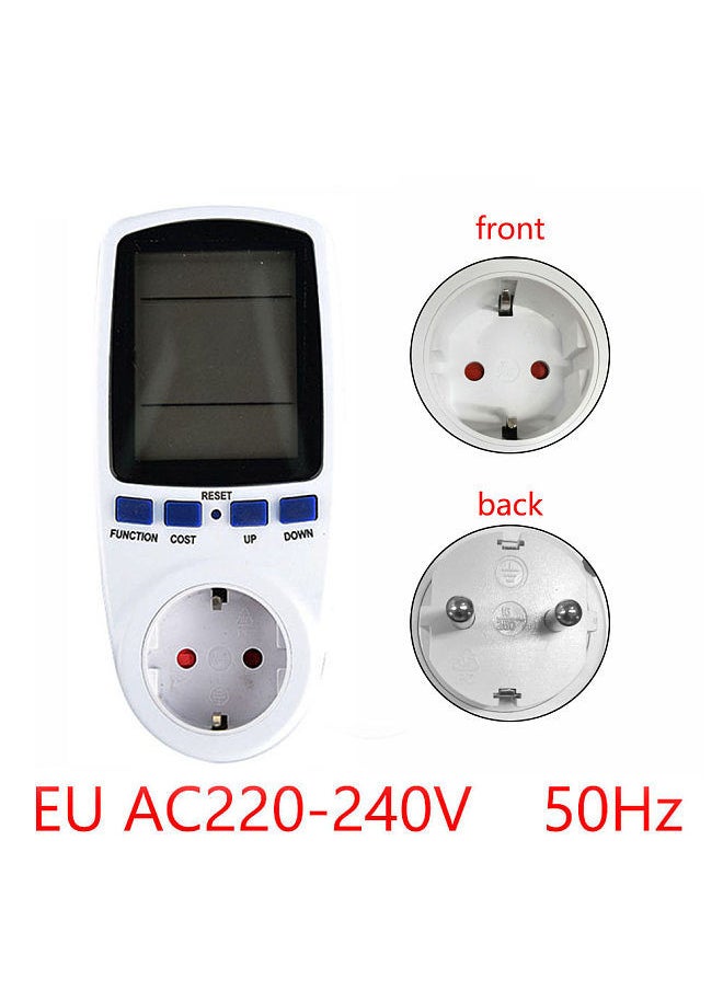 Generic - Digital LCD Energy Meter Wattmeter Monitoring Device Wattage Electricity Kwh Power Measuring Analyzer - Image 1