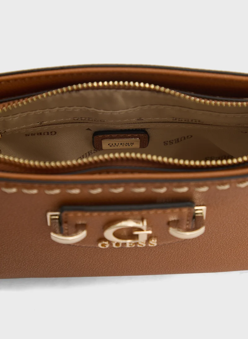 جس Nastra Mini Crossbody Top Zip